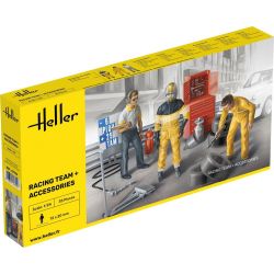 HELLER 82750 Figurki - Racing Team + akcesoria - 1:24