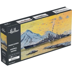 HELLER 85083 Twin Set Prinz Eugen + Admiral Hipper - 1:400