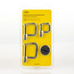 HELLER 99003 Screw clamp set (3 pieces) with magnetic base