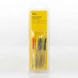 HELLER 99005 Diamond file set 100 mm (5 pieces)