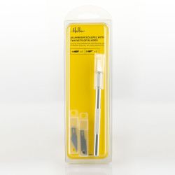 HELLER 99009 Aluminium scalpel with fine-pointed blade