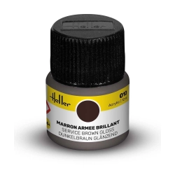 HELLER 9010 Acrylic Colour 010 Service Brown Gloss