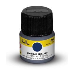 HELLER 9015 Acrylic Colour 015 Midnight Blue Gloss
