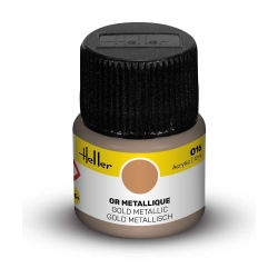 HELLER 9016 Acrylic Colour 016 Gold Metallic