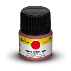 HELLER 9019 Acrylic Colour 019 Bright Red Gloss