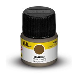 HELLER 9186 Acrylic Colour 186 Brown Matt