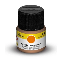 HELLER 9322 Acrylic Colour 322 Orange Transparent