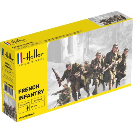 HELLER 49602 Figurki - Piechota francuska - 1:72