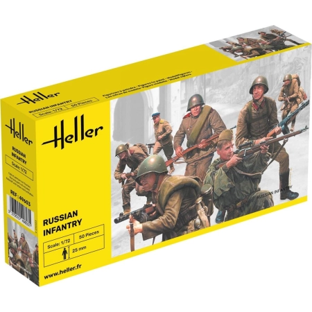 HELLER 49603 Figurki - Piechota radziecka - 1:72