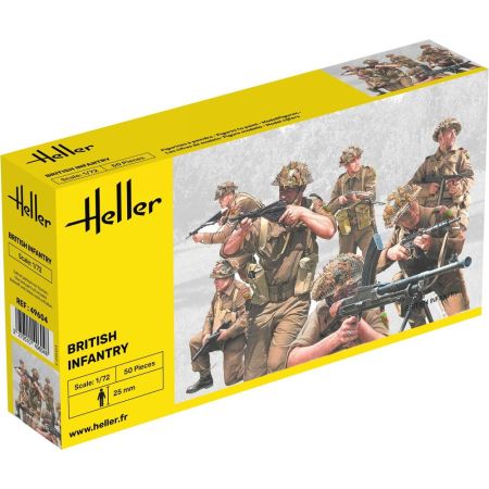 HELLER 49604 Figurki - Piechota brytyjska - 1:72