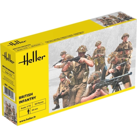 HELLER 49604 Figurki - Piechota brytyjska - 1:72