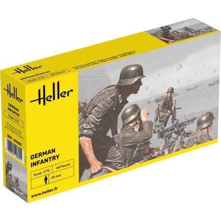 HELLER 49605 Figurki - Piechota niemiecka - 1:72