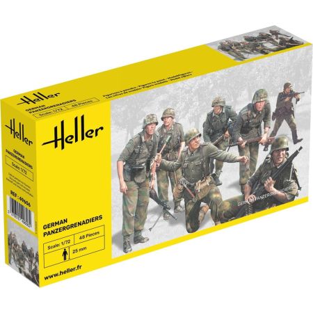HELLER 49606 Figurki - Grenadierzy pancerni niemieccy - 1:72