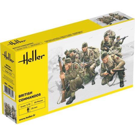 HELLER 49632 Figurki - Komandosi brytyjscy - 1:72