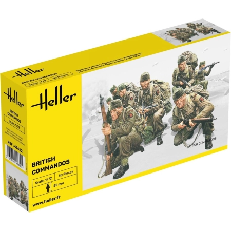 HELLER 49632 Figurki - Komandosi brytyjscy - 1:72