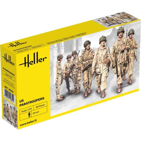 HELLER 49651 Figurki - Spadochroniarze amerykańscy - 1:72