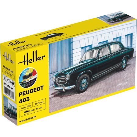 HELLER 56161 Starter Set - Peugeot 403 - 1:43