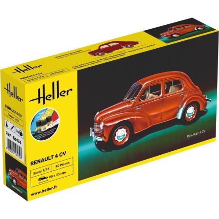 HELLER 56174 Starter Set - Renault 4 CV - 1:43