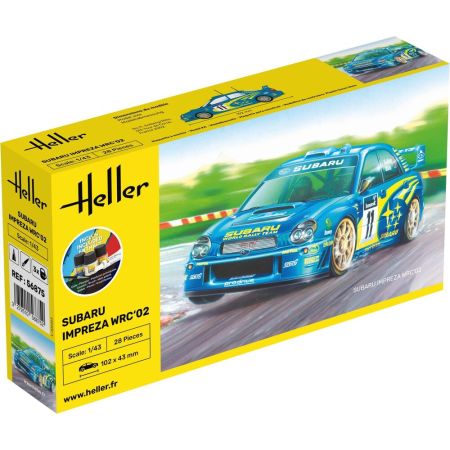 HELLER 56199 Starter Set - Subaru Impreza WRC 2002 - 1:43