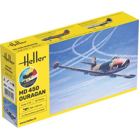 HELLER 56201 Starter Set - MD450 Ouragan - 1:72