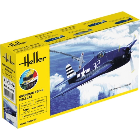 HELLER 56272 Starter Set - F6F-5 Hellcat - 1:72