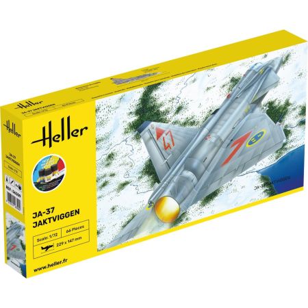 HELLER 56309 Starter Set - JA 37Jaktviggen - 1:72