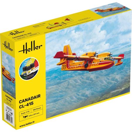 HELLER 56370 Starter Set - Canadair CL-415 - 1:72