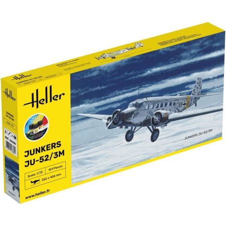 HELLER 56380 Starter Set - Junkers JU-52/3m - 1:72