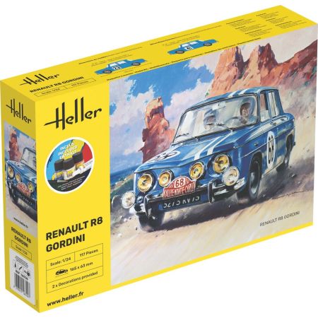 HELLER 56700 Starter Set - Renault R8 Gordini - 1:24