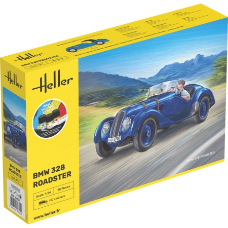 HELLER 56701 STARTER KIT BMW 328 Roadster - 1:24