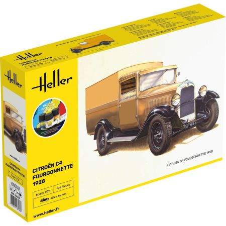 HELLER 56703 STARTER KIT Citroen C4 Fourgonnette 1928 - 1:24