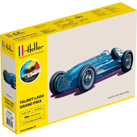HELLER 56721 Starter Set - Talbot Lago GP - 1:24