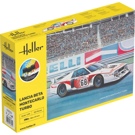 HELLER 56741 STARTER KIT Lancia Beta Montecarlo Turbo - 1:24