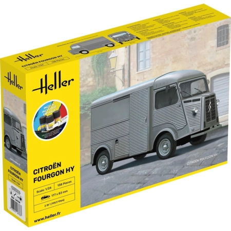 HELLER 56768 Starter Set - Citroen Fourgon HY - 1:24