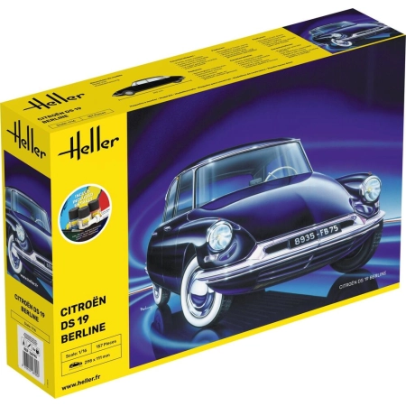 HELLER 56795 STARTER KIT Citroen DS 19 - 1:16
