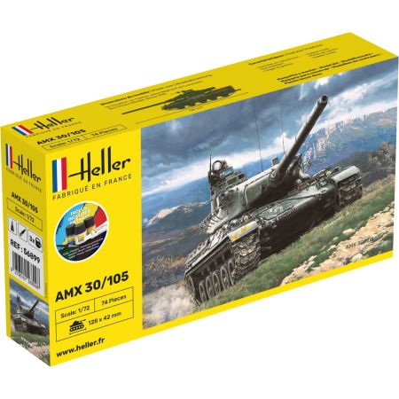 HELLER 56899 Starter Set - AMX 30/105 - 1:72