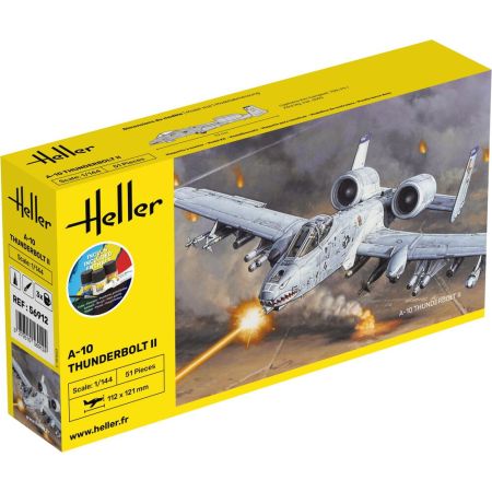 HELLER 56912 Starter Set - A-10 Thunderbolt II - 1:144
