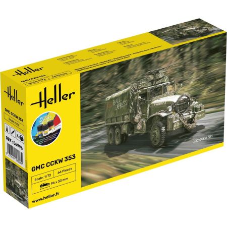 HELLER 56996 Starter Set - GMC CCKW 353 - 1:72