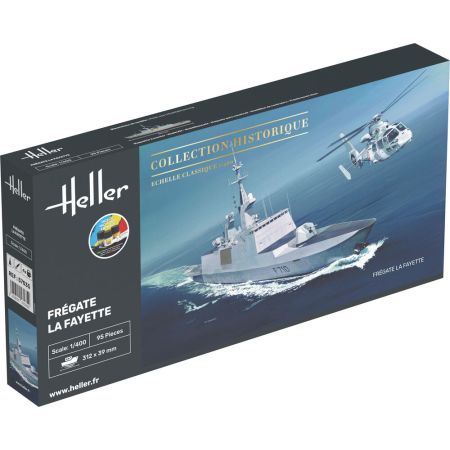 HELLER 57035 STARTER KIT Frégate La Fayette - 1:400