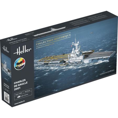 HELLER 57072 STARTER KIT Charles de Gaulle - 1:400