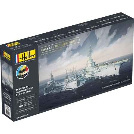 HELLER 57092 STARTER KIT Task Force Ravitaillement à la mer 1968 - 1:400