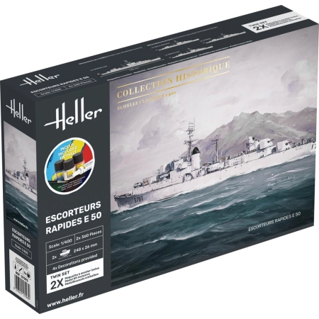 HELLER 57093 STARTER KIT Escorteurs Rapides E 50 - 1:400