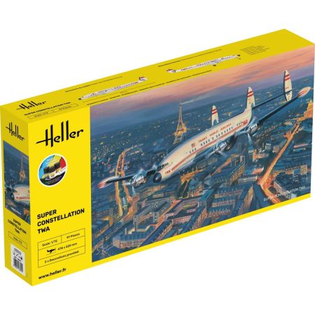 HELLER 58391 STARTER KIT Super Constellation TWA - 1:72