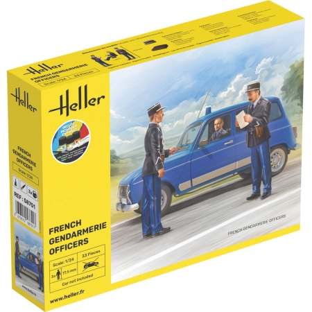 HELLER 58751 Starter Set - Figurki - Żandarmi - 1:24