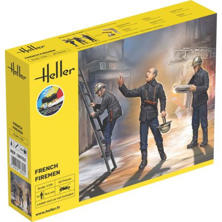 HELLER 58753 STARTER KIT French Firemen - 1:24