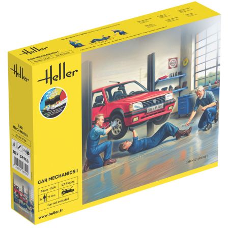 HELLER 58755 STARTER KIT Car Mechanics I - 1:24