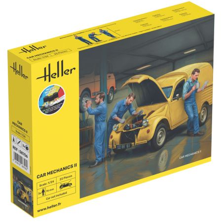 HELLER 58756 STARTER KIT Car Mechanics II - 1:24