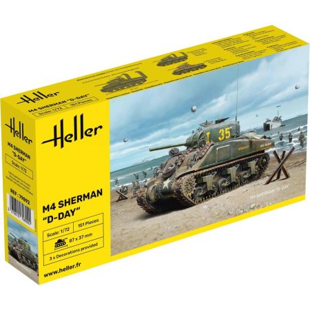 HELLER 79892 M4 Sherman D-Day - 1:72