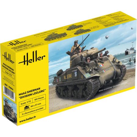 HELLER 79894 M4A2 Sherman Division Leclerc - 1:72