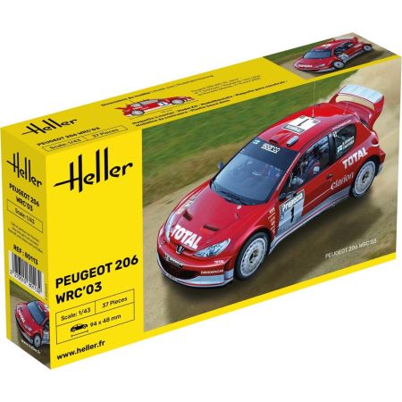 HELLER 80113 Peugeot 206 WRC 2003 - 1:43